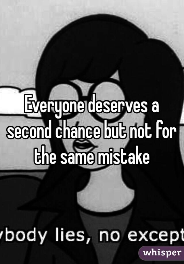 deserve a second chance