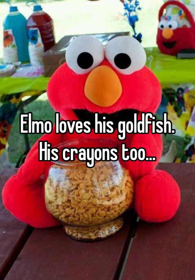 Elmo Loves His Goldfish Free Printable Printable Templates