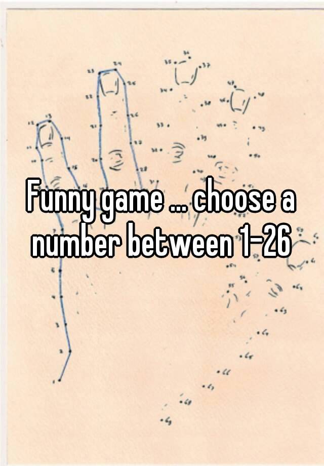 pick a number between 1 and 3 joke