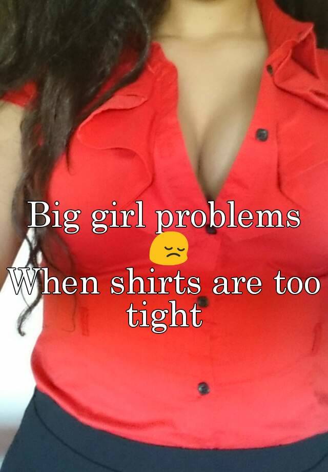 small andtoo Busty t-shirt girl