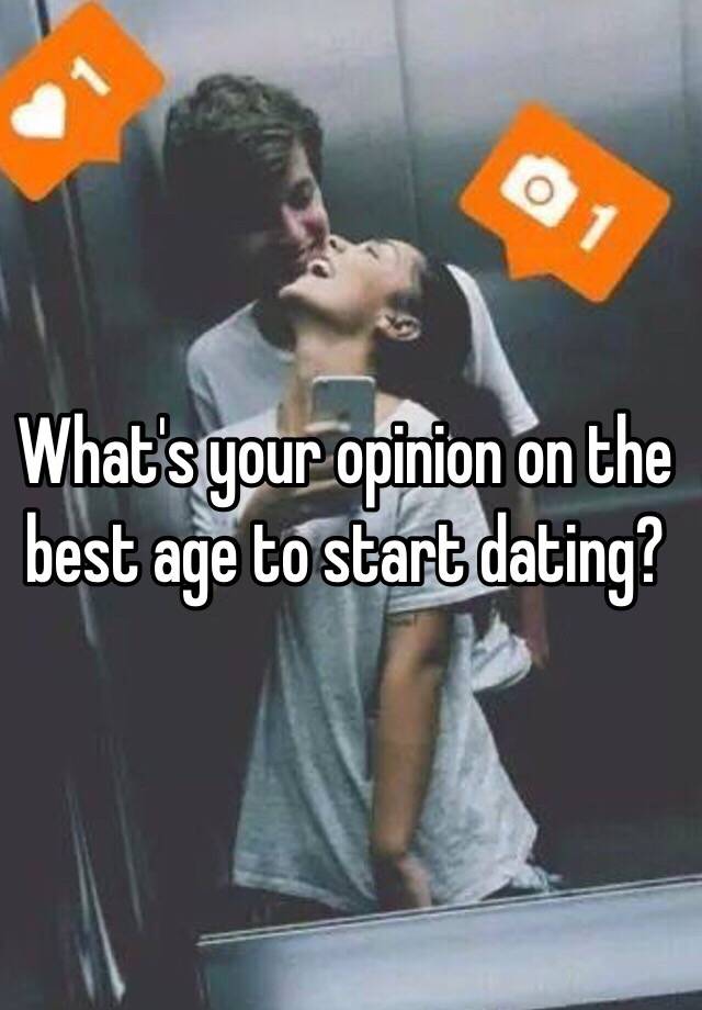 what age should one start dating