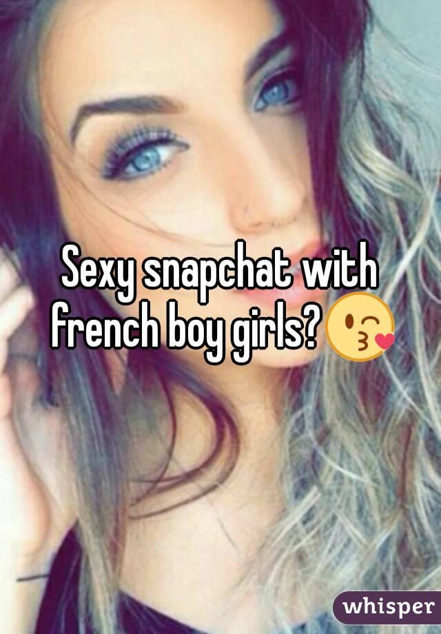 Sexy snapchat pics