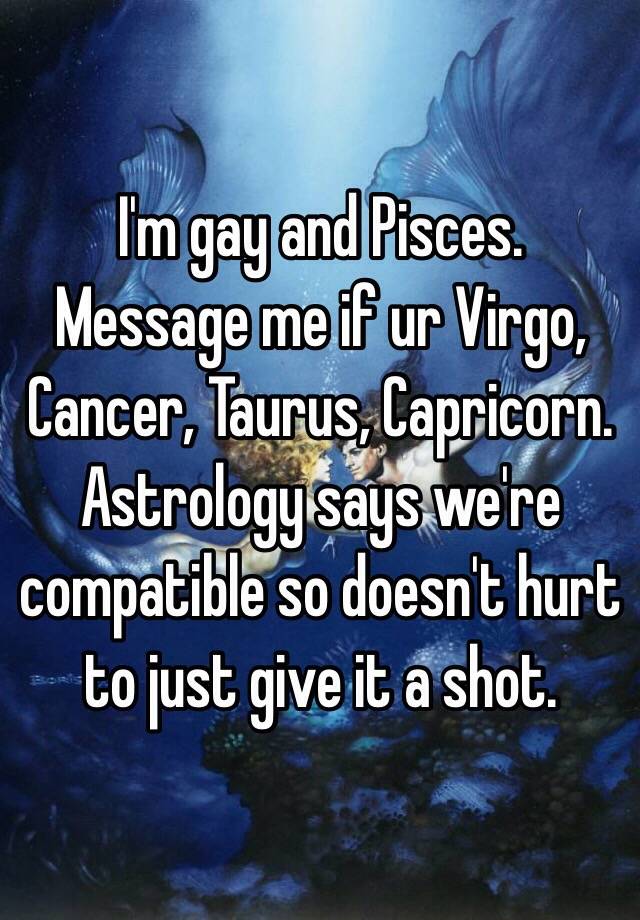 Relationship pisces and capricorn gay Gay Astrological