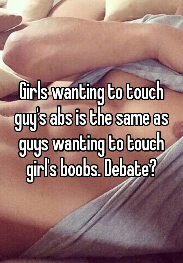 Where do guys want to be touched
