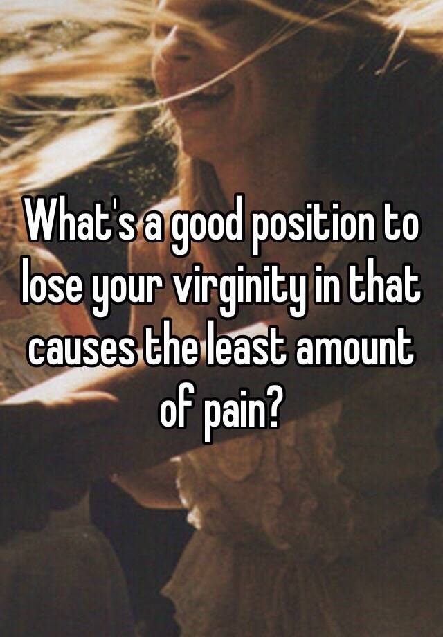 Before i lose my virginity
