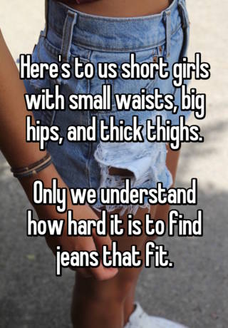 With short big thighs girls 