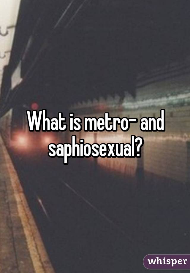 Saphiosexual ساپیوسکشوال چیست