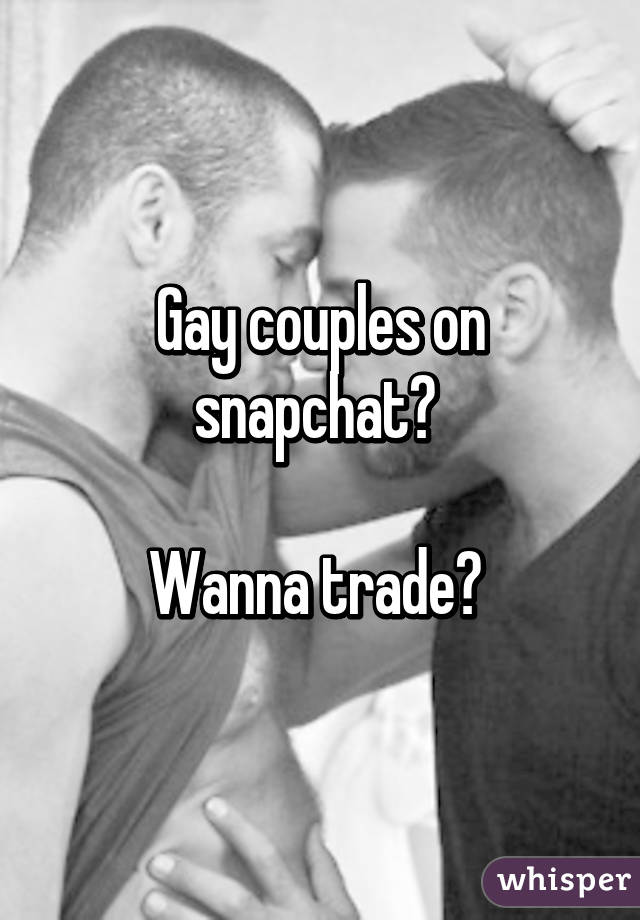 gay snapchat couples