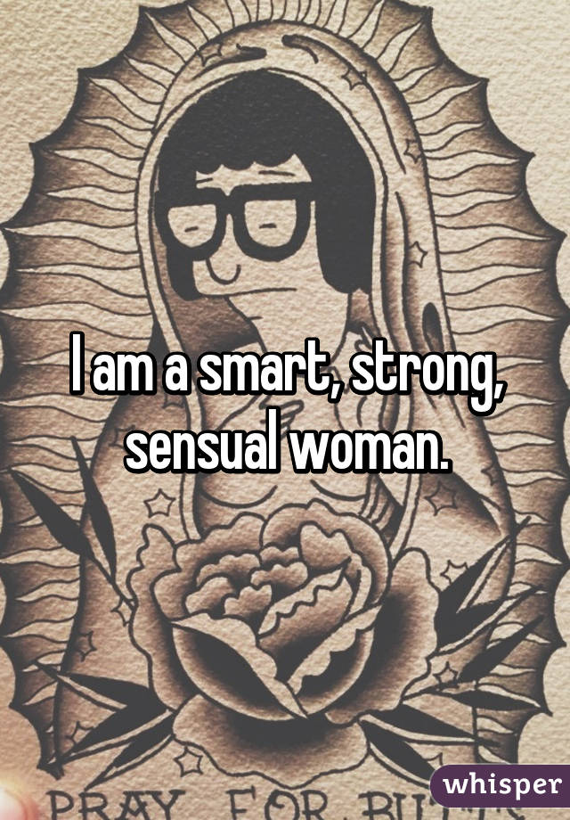 Strong sensual woman