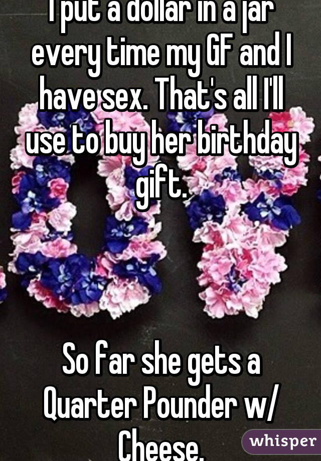 A gift as sex birthday Birthday gift