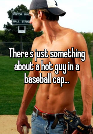 hot guys in baseball caps