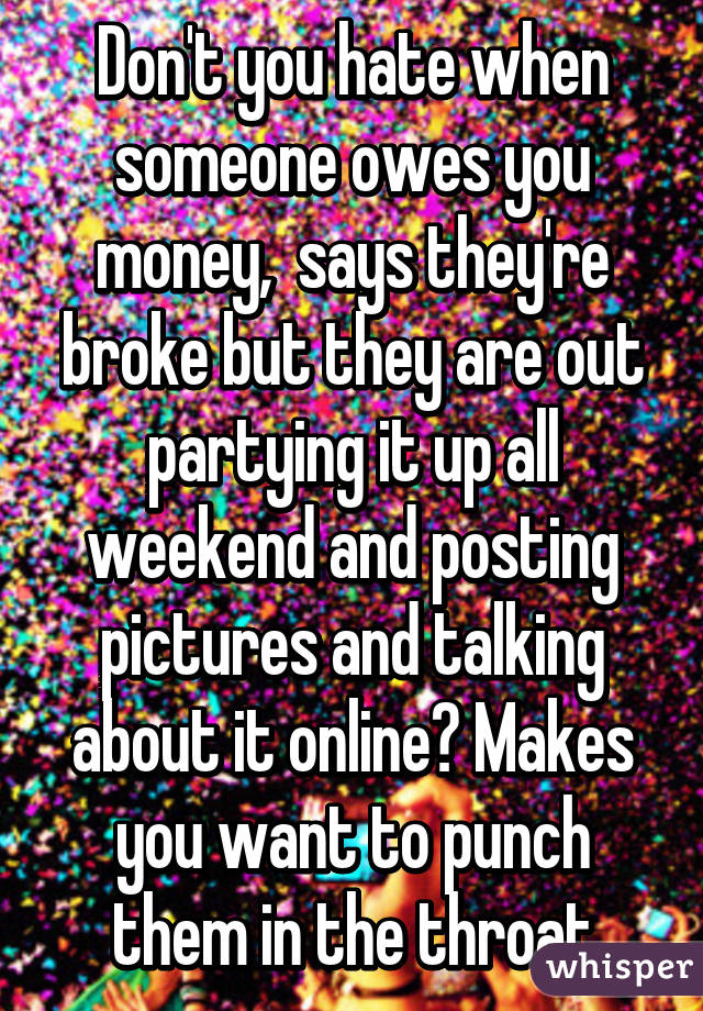 What To Say When Someone Owes You Money