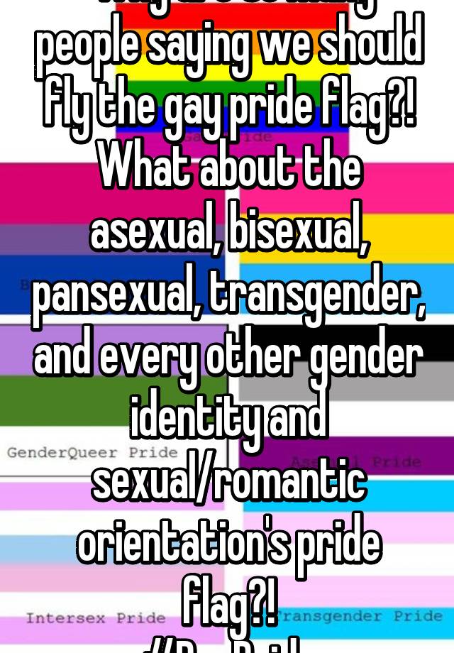 why is there no gay flag