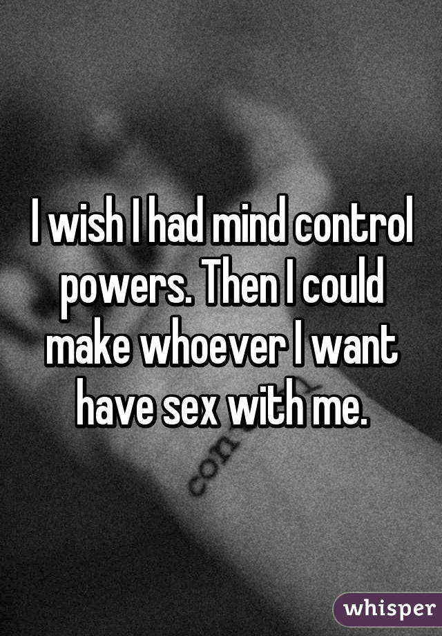 Mind control sex