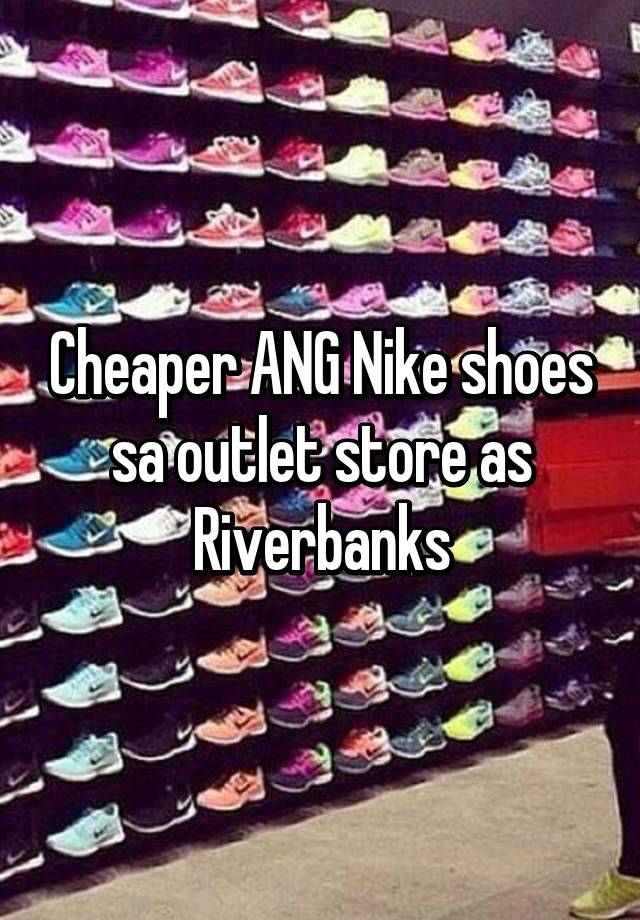 nike outlet store riverbanks