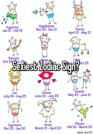 Sexiest horoscope sign