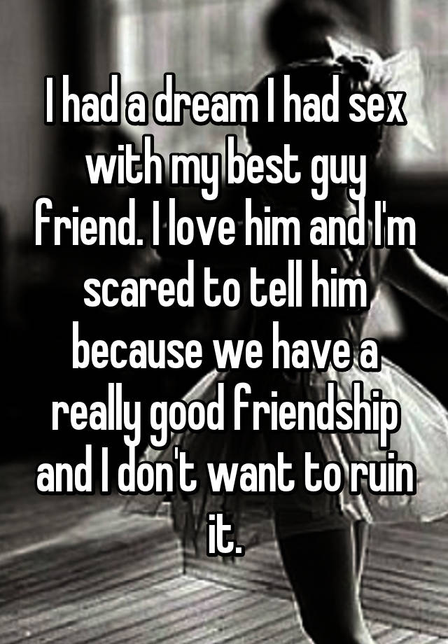 Dream about guy friend