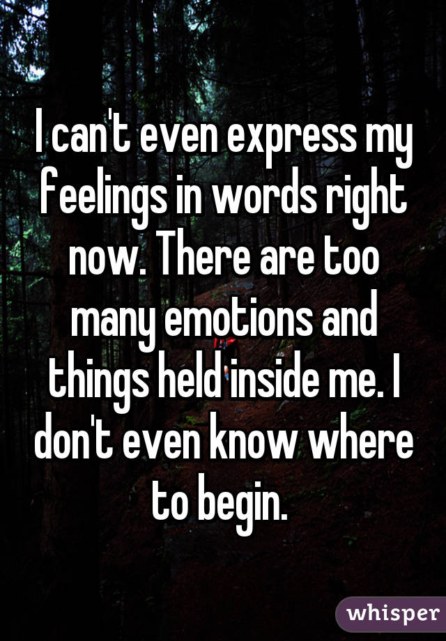 Do you when express cant feelings your to what How to