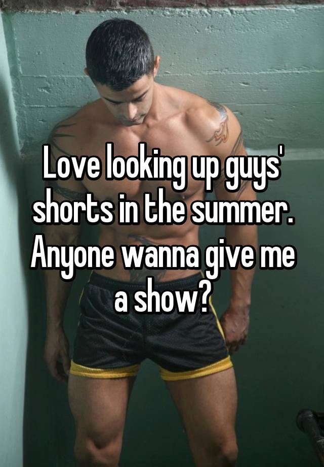 Guys up shorts a Shorts for