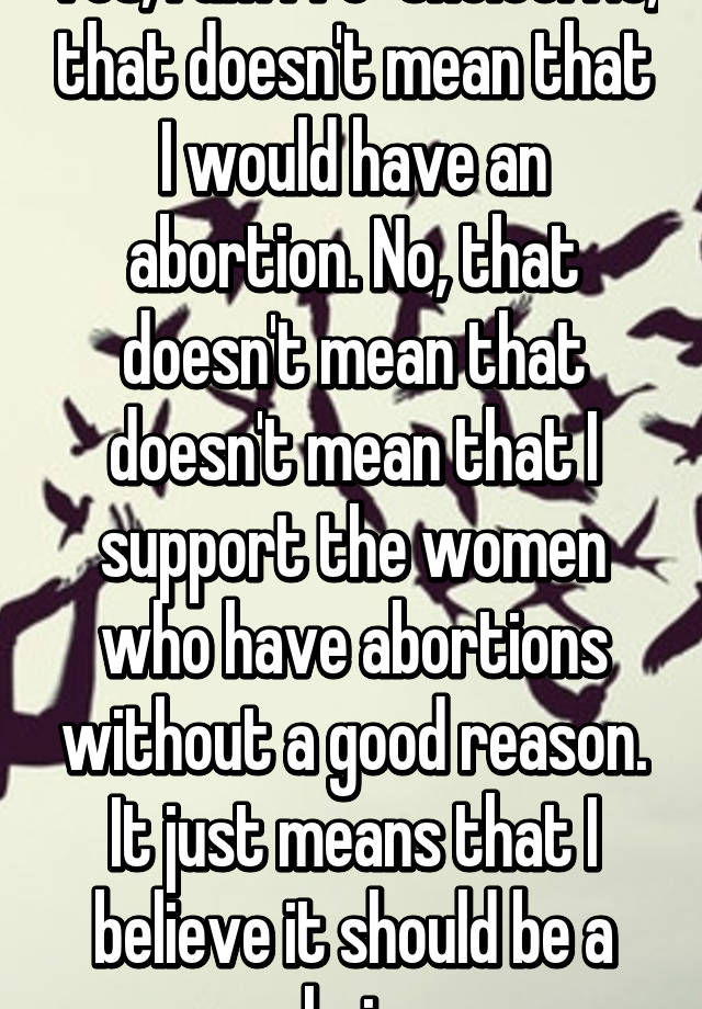 what does pro choice abortion mean