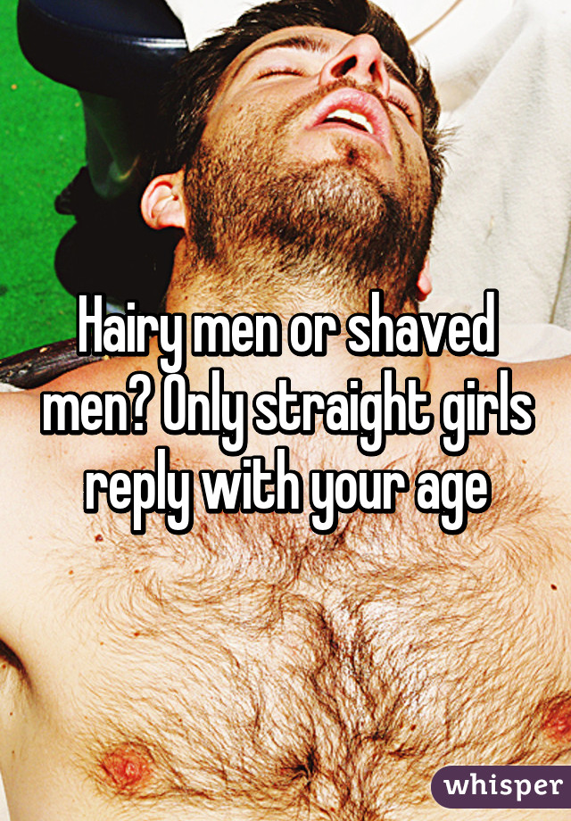 Hairy men only