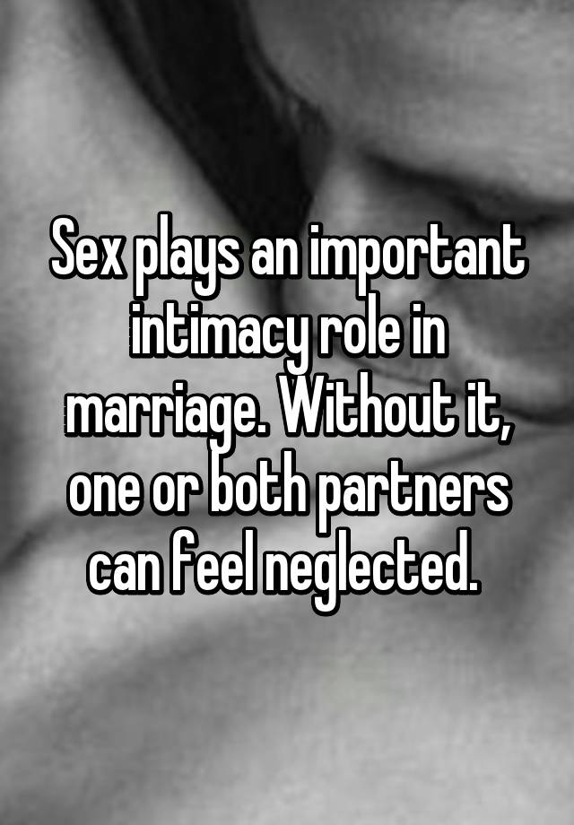 A intimacy without what is marriage Can a