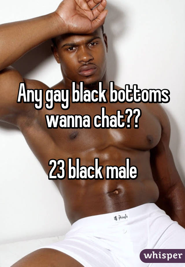 Black Gay Bottoms 121