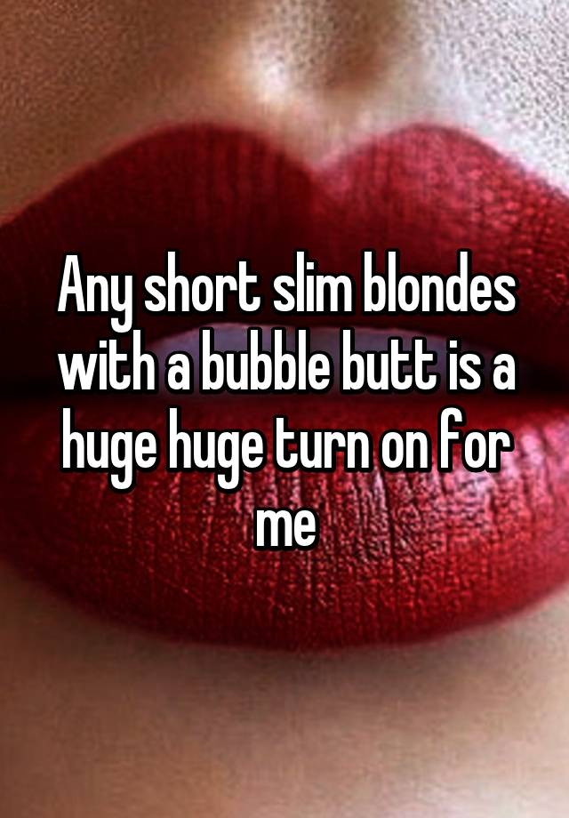 Bubble butt blonde Go Porns