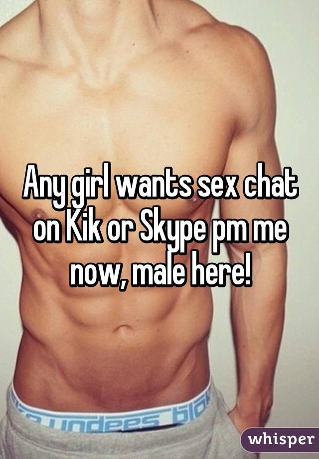 Sex chat kik