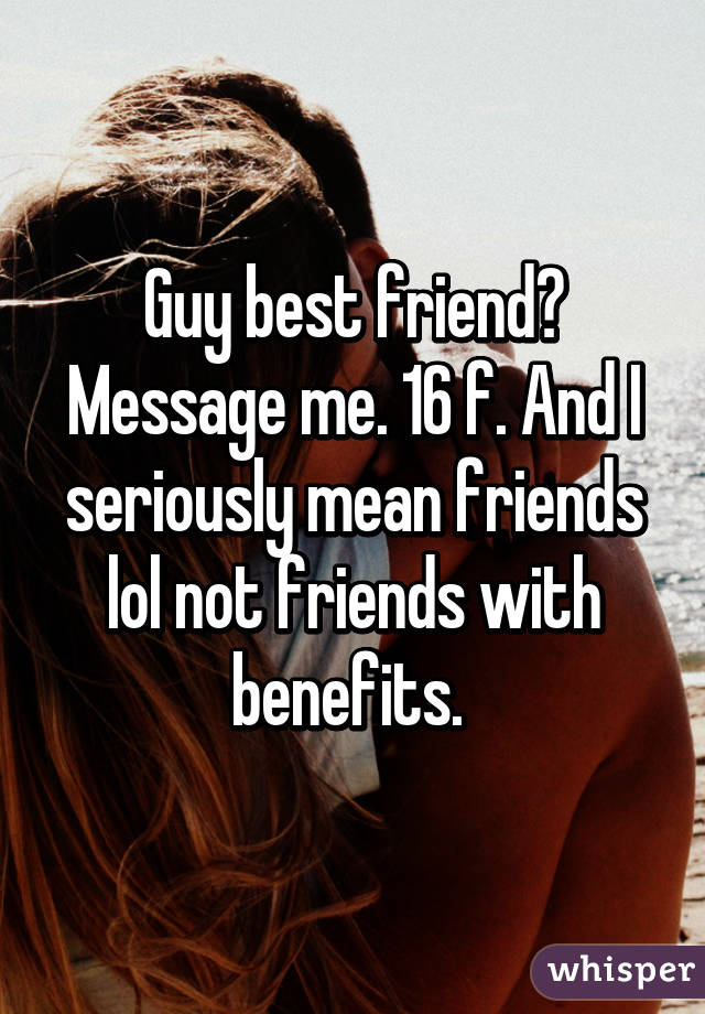Message for a guy best friend