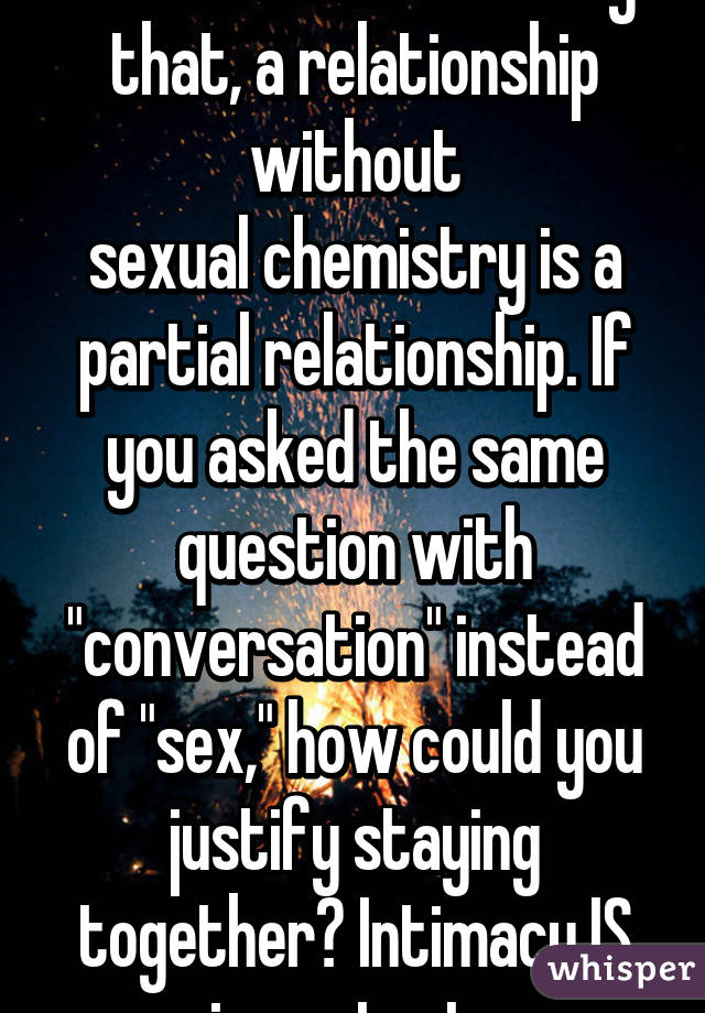 What is sexual chemistry