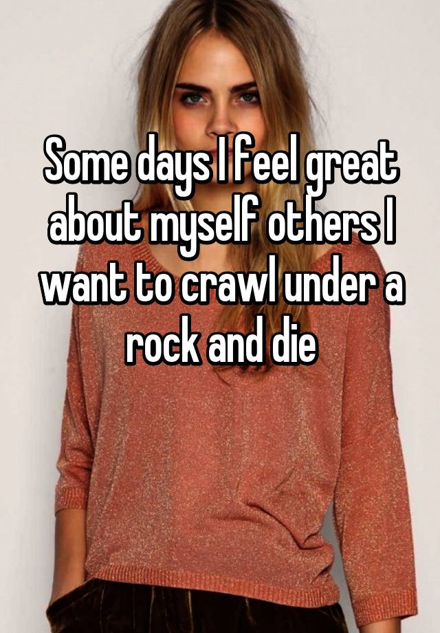 some-days-i-feel-great-about-myself-others-i-want-to-crawl-under-a-rock