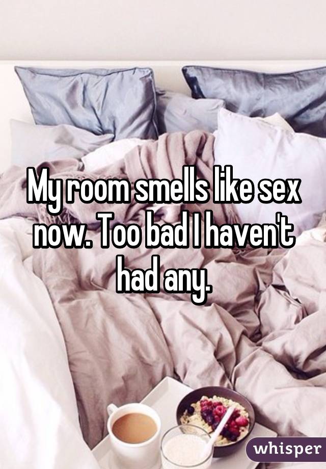 My Room Smells Like Sex Now Too Bad I Haven T Had Any