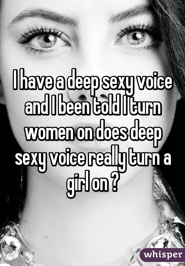 Voice on sexy Actresses with