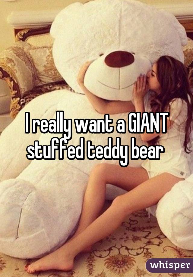 i want a teddy bear