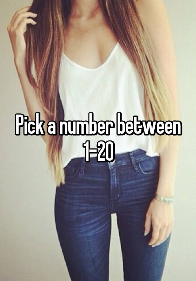 pick a number between 1 and 3
