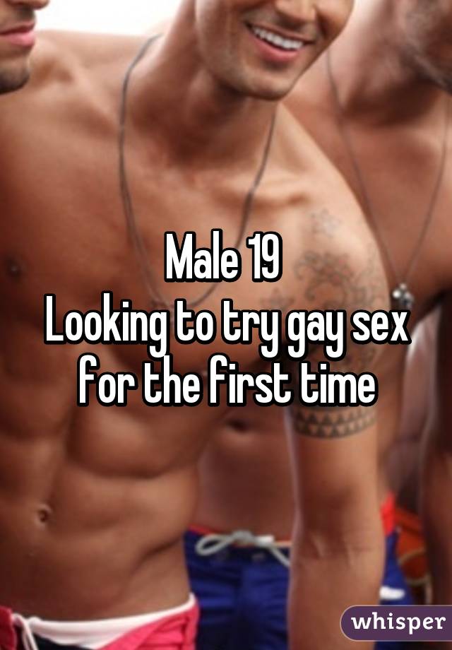 how to have gay sex for first time