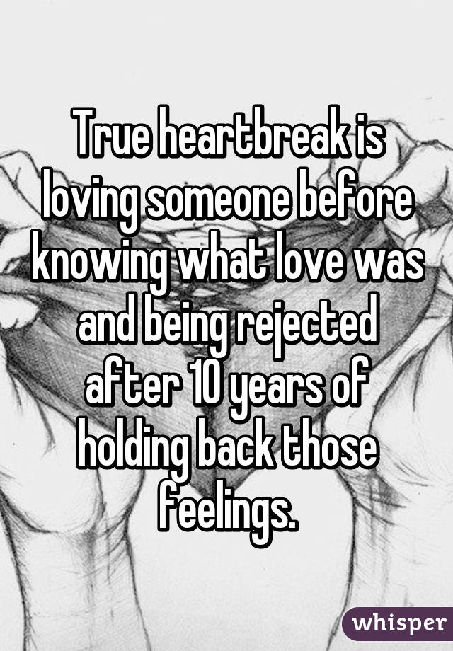 holding back love