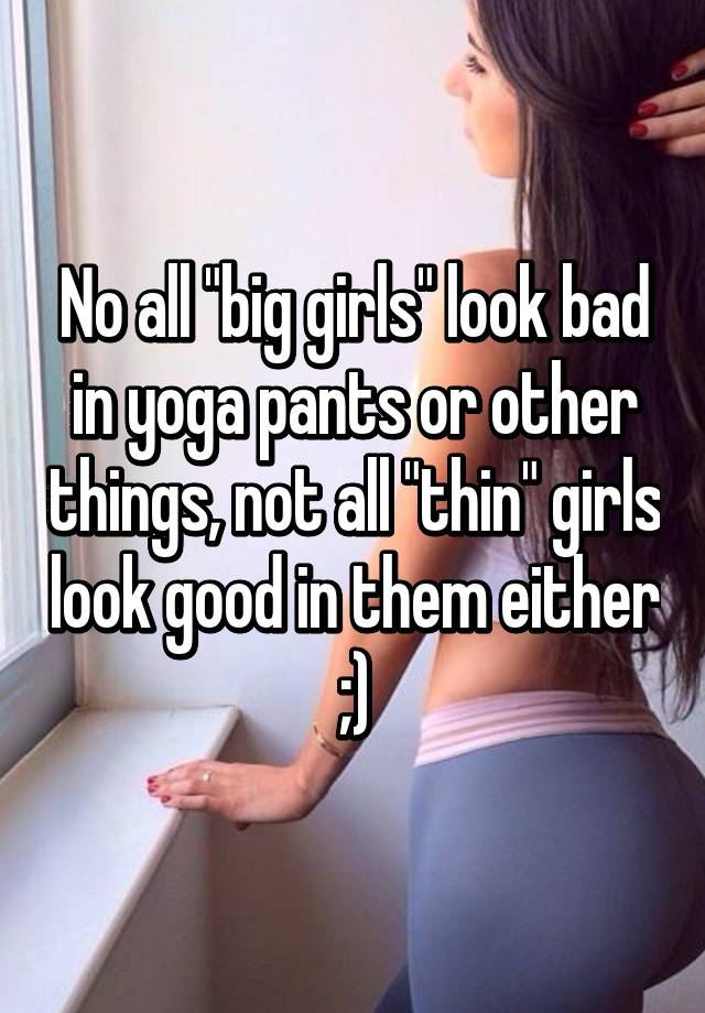 thin girls in yoga pants