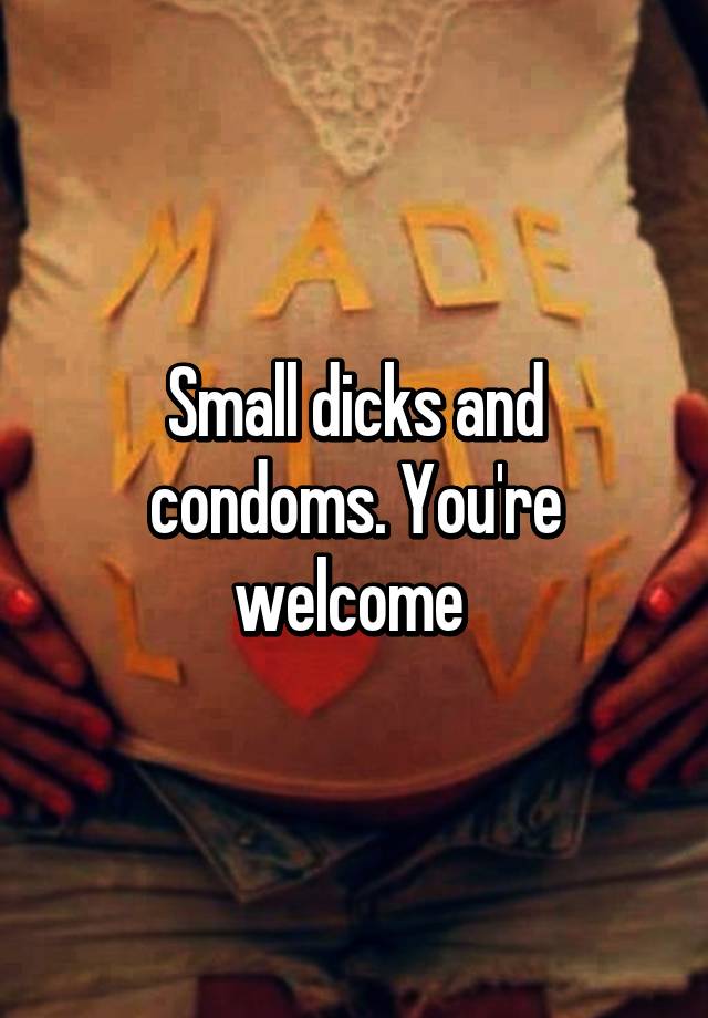 dicks comdoms on