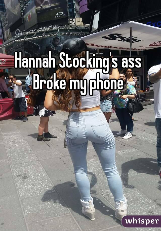 Hannah stockings ass