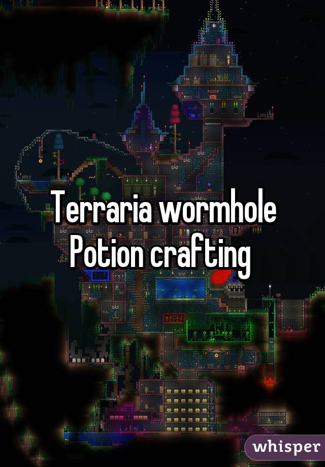 terraria wormhole potion