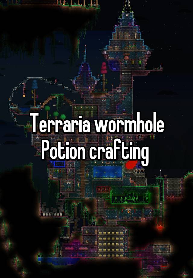 how to make potions in terraria