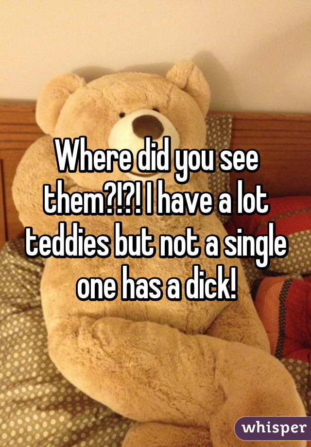 teddy bears with dicks