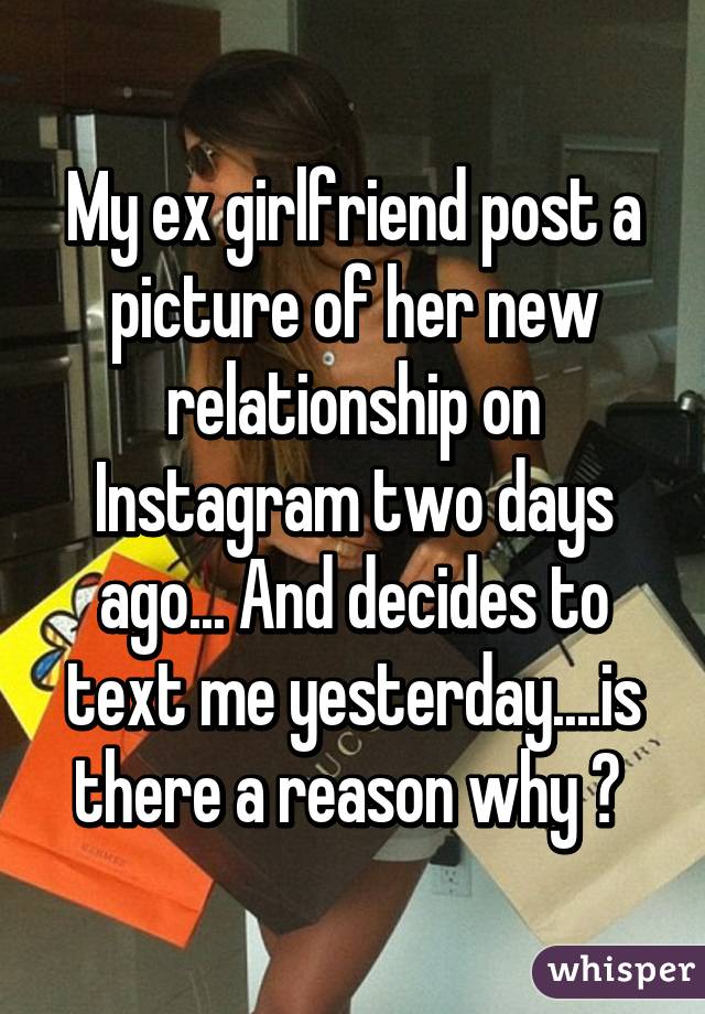 ex girlfriend in new relationship