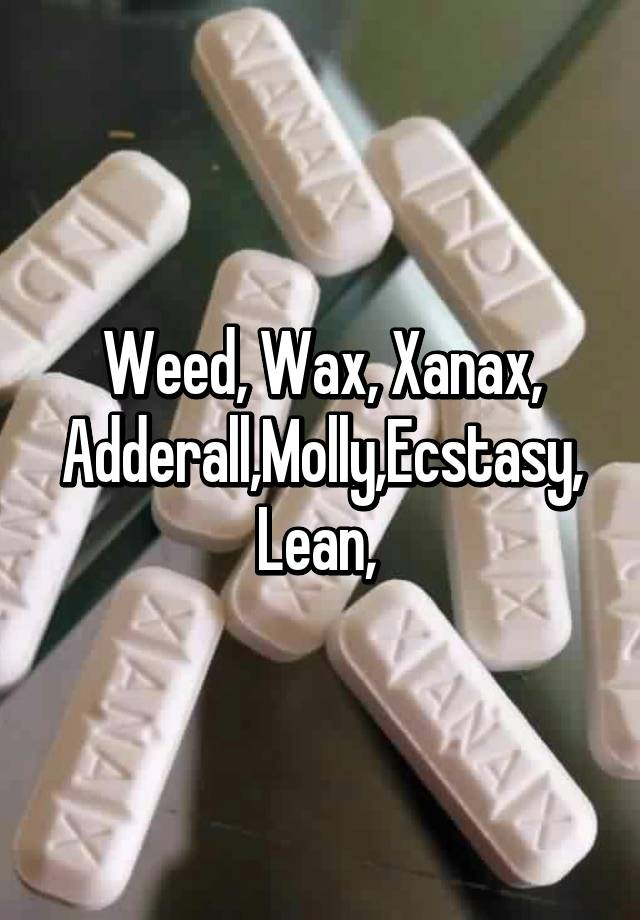 is molly and xanax the same