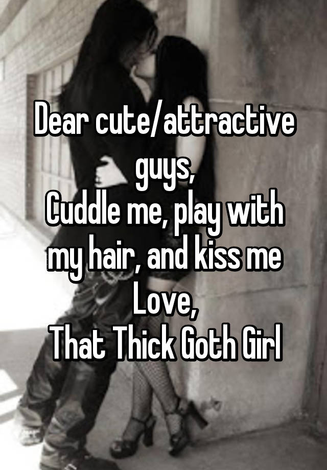Thick goth girl