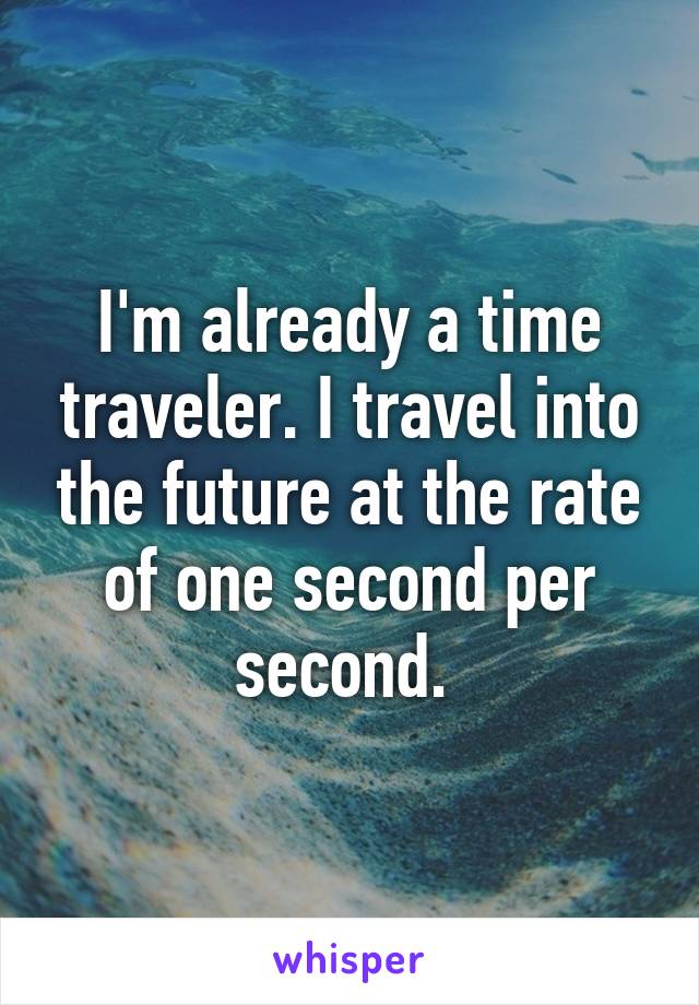 Time travel for beginners