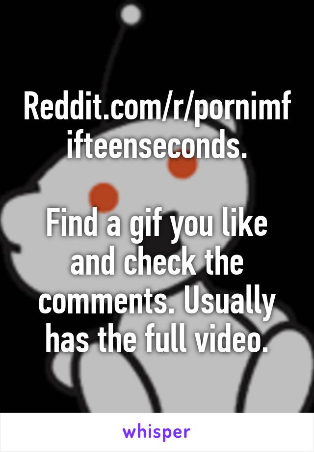 find a reddit video