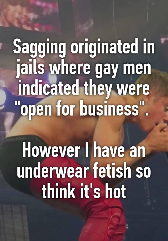 gay men underwear fetish